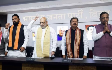 Patna News: बिहार विधानसभा चुनाव को लेकर NDA की बैठक, नीतीश के नेतृत्व में लड़ेगी चुनाव – अमित शाह