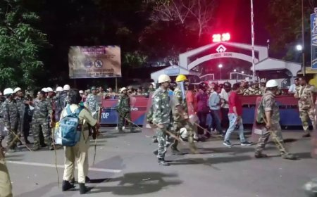 Jharkhand News: BSL के बाहर प्रदर्शन पर लाठीचार्ज जांच में जुटा प्रशासन! लाठीचार्ज से युवक की मौत से राजनीति में मचा हड़कंप