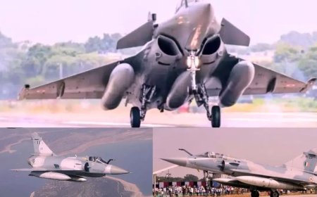 IAF Fighter Jet: राफेल, मिराज-2000 और जगुआर के साथ गंगा एक्सप्रेसवे पर वायुसेना का रोमांचक एयर शो