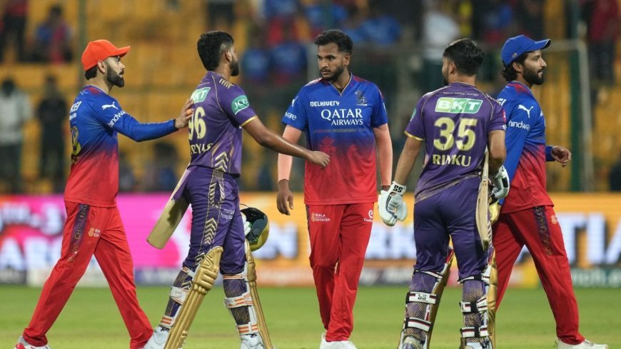 RCB vs KKR: RCB को जीत से प्लेऑफ की लगभग पक्की टिकेट, KKR के लिए जान-लेवा मैच