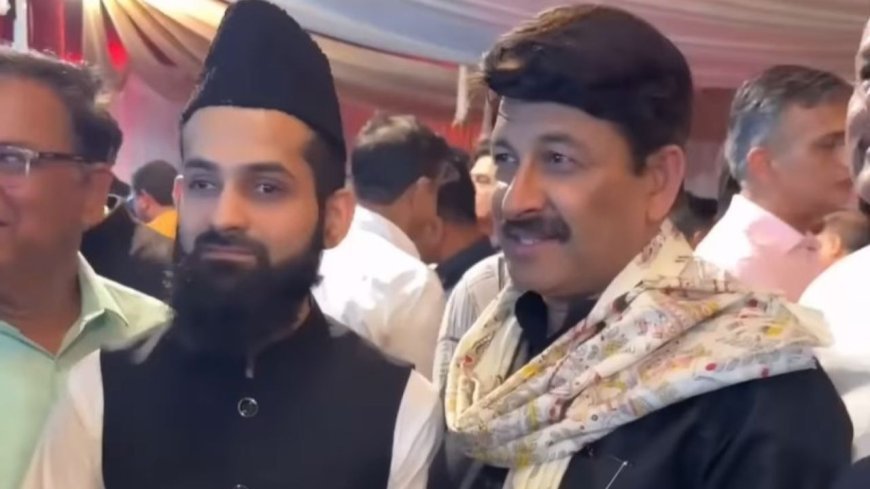 Maulana Shaban Bukhari met Manoj Tiwari: जामा मस्जिद के शाही इमाम ने मनोज तिवारी के साथ साझा की मुलाकात की खास झलक