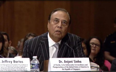 बिहार के बेटे Anjani Sinha बने अमेरिका के भरोसेमंद दूत, Singapore में संभाली नई जिम्मेदारी, डॉ. की चमकदार करियर कहानी