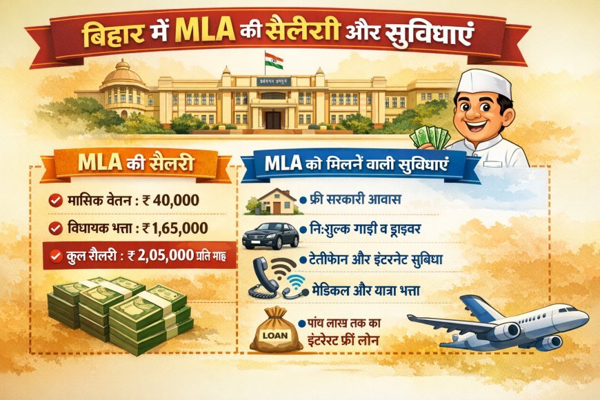 बिहार के विधायकों की सैलरी और सुविधाएं
