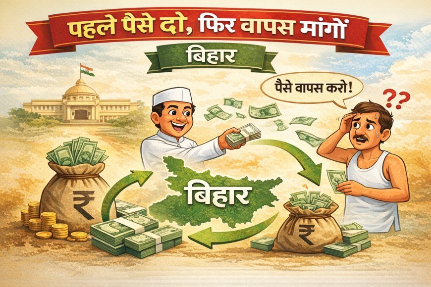 पहले पैसे दो, फिर  वापस मांग लो, बिहार चुनाव में इजाद हुआ नया फॉर्मूला !