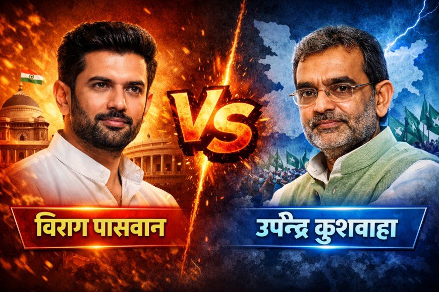 उपेन्द्र कुशवाहा और चिराग पासवान के बीच जल्द शुरू होगा राजनीतिक घमासान !