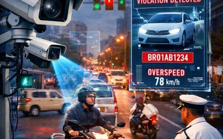 ट्रैफिक नियम तोड़ने वालों की खैर नहीं, बिहार के हर चौराहे पर लगेगा AI कैमरा
