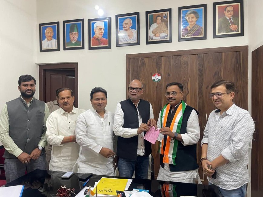 जनसुराज को झटका, कांग्रेस में शामिल हुए प्रत्याशी