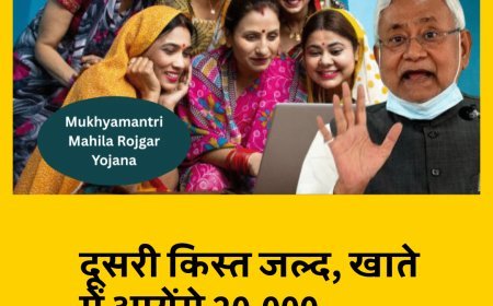 खुशखबरी : मुख्यमंत्री महिला रोजगार योजना के तहत जीविका दीदियों के खाते में 20000 आएंगे, अप्रैल के अंत का इंतजार...