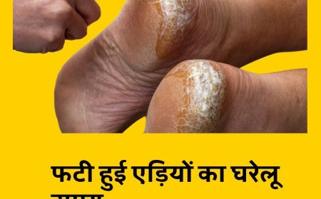एड़ियों के फटने से होती है परेशानी तो जानिए आसान उपाय