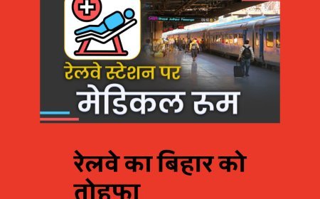 रेलवे का बिहार को तोहफा, 14 रेलवे स्टेशनों पर मेडिकल क्लीनिक खुलेंगे, स्टेशन परिसर में मिलेगा इलाज