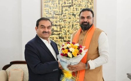गौतम अडानी और सम्राट चौधरी की मुलाकात, 60 हजार करोड़ निवेश....