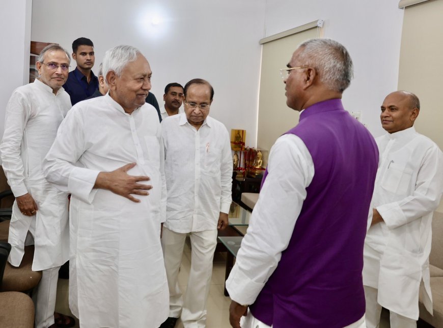 बिहार की राजनीति में नया मोड़, नीतीश और आरसीपी की मुलाकात