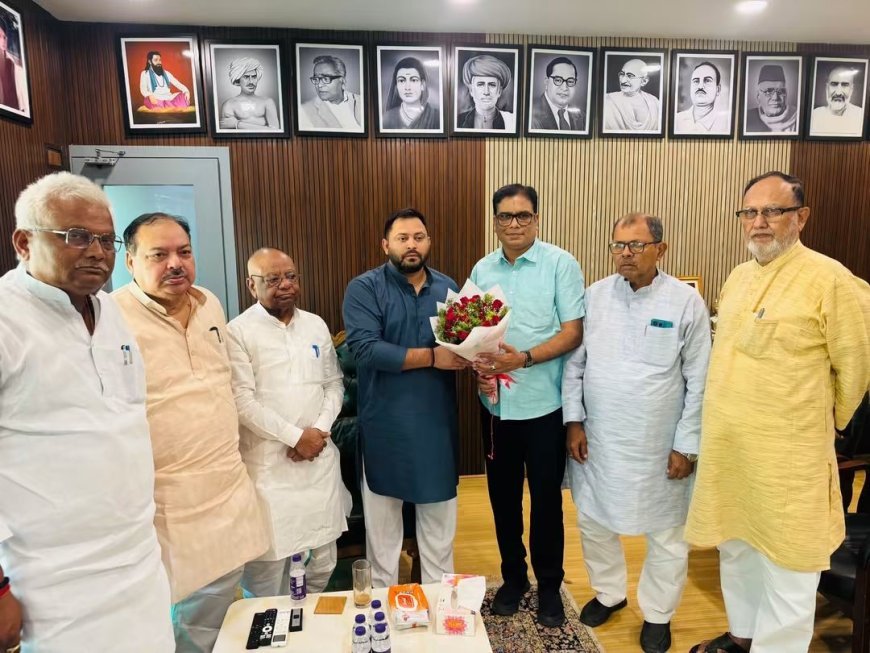बिहार MLC चुनाव: RJD उम्मीदवार डॉ. संजीव ने किया नामांकन